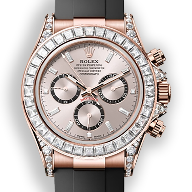 ROLEX 勞力士 迪通拿 DAYTONA 126535TBR-0002 鑽石玫瑰金款-2