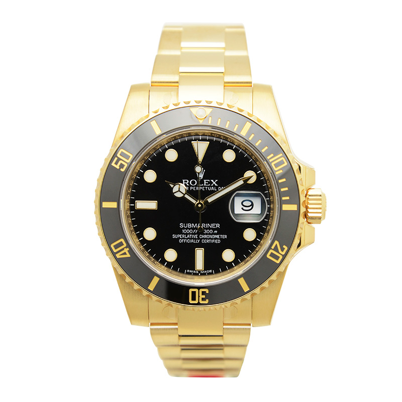 ROLEX 勞力士 潛航者型 SUBMARINER 116618LN-0001 全金黑水鬼