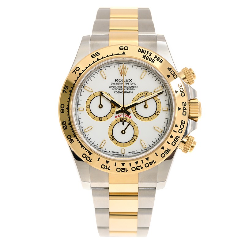 ROLEX 勞力士 迪通拿 DAYTONA 126503-0001 間金 金鋼 白色