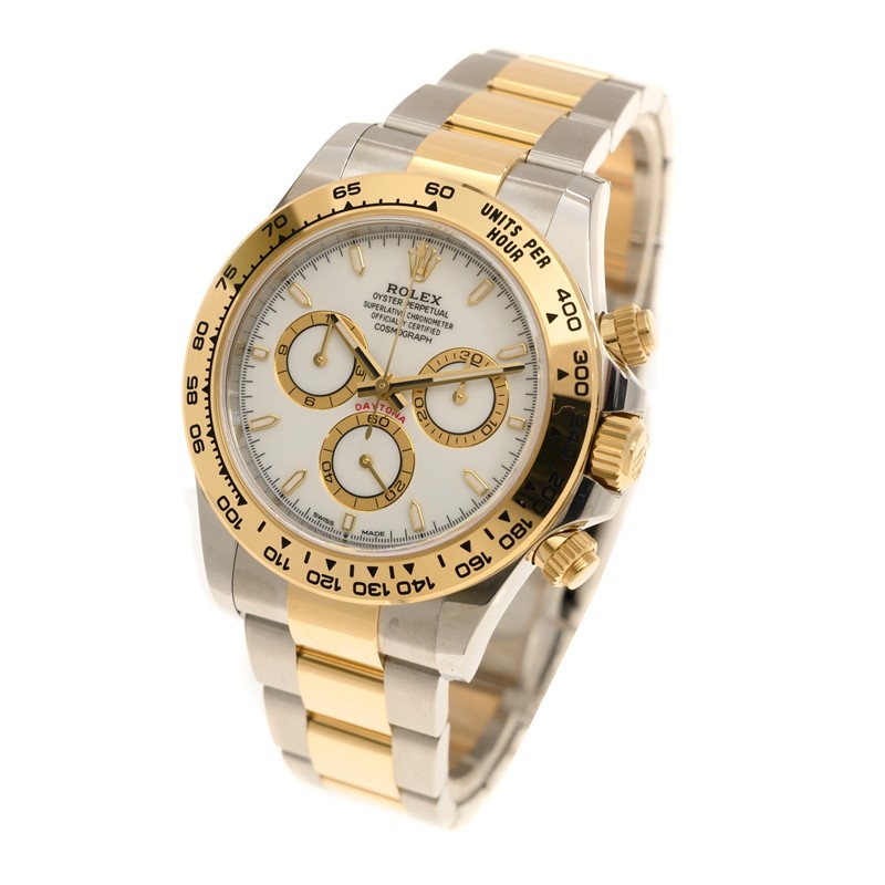 ROLEX 勞力士 迪通拿 DAYTONA 126503-0001 間金 金鋼 白色-3
