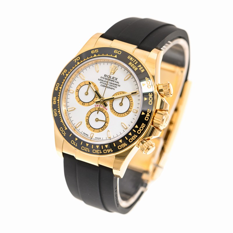 ROLEX 勞力士 迪通拿 DAYTONA 126518LN-0002 白色 膠帶-3