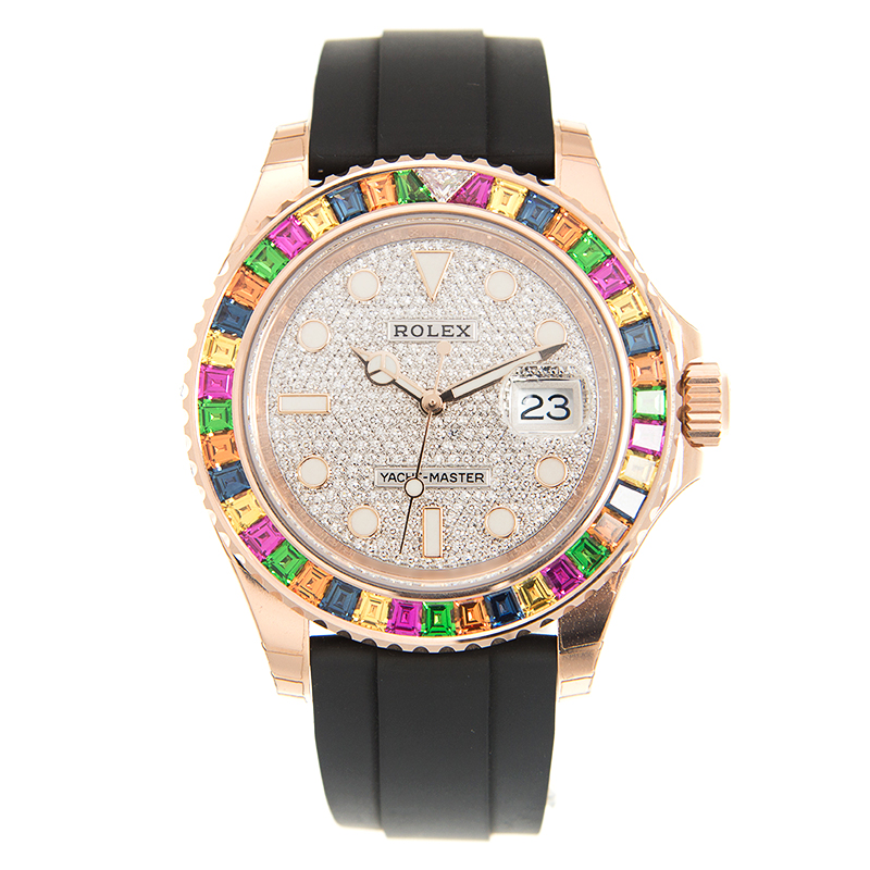 ROLEX 勞力士 遊艇名仕型 YACHT MASTER 116695SATS-0001 彩虹圈, 糖果圈
