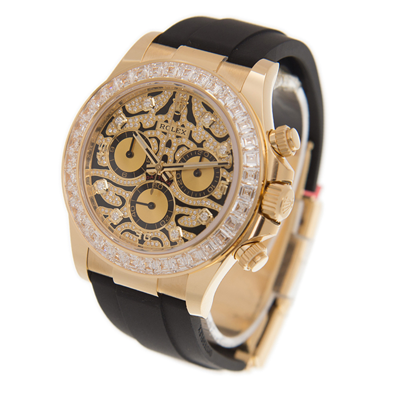 ROLEX 勞力士 迪通拿 DAYTONA 116588TBR-0006/07 老虎面 黃金膠帶-3