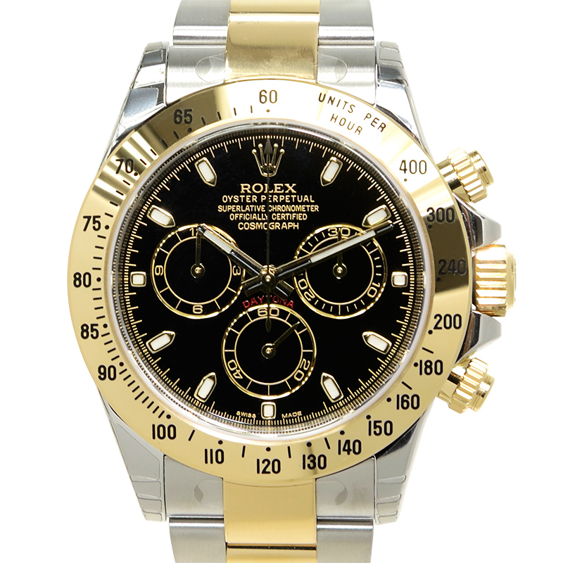 ROLEX 勞力士 迪通拿 DAYTONA 116523 間金黑盤-2