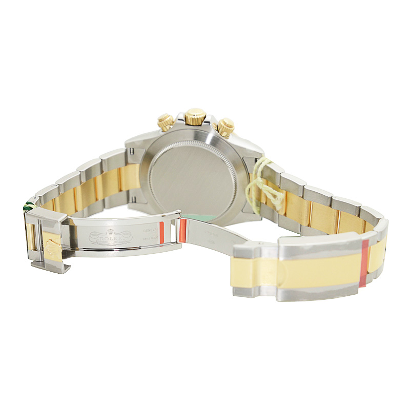 ROLEX 勞力士 迪通拿 DAYTONA 116523G 間金鑽刻 黑盤紅字-5