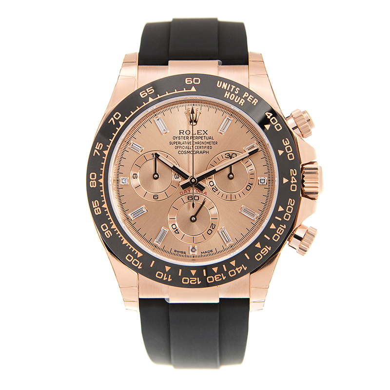 ROLEX 勞力士 迪通拿 DAYTONA 116515LN-0021 粉面 石字 膠帶