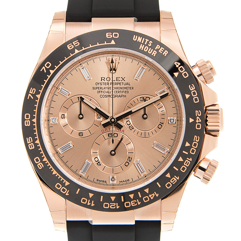 ROLEX 勞力士 迪通拿 DAYTONA 116515LN-0021 粉面 石字 膠帶-2