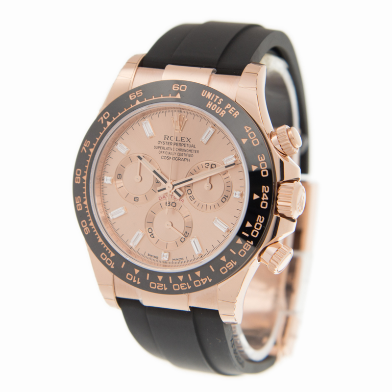 ROLEX 勞力士 迪通拿 DAYTONA 116515LN-0021 粉面 石字 膠帶-3