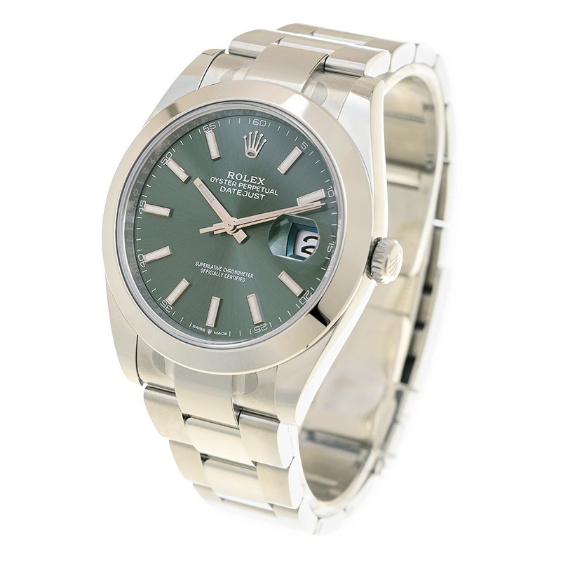 ROLEX 勞力士 恒動日誌型 DATEJUST 126300-0019 薄荷綠色-2