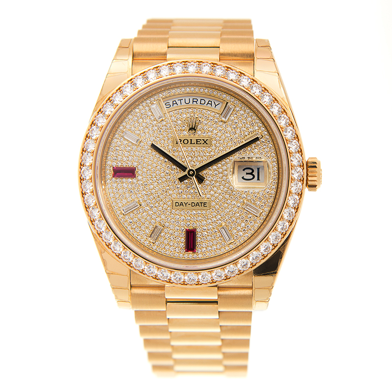 ROLEX 勞力士 星期日曆型 DAY-DATE 228348RBR