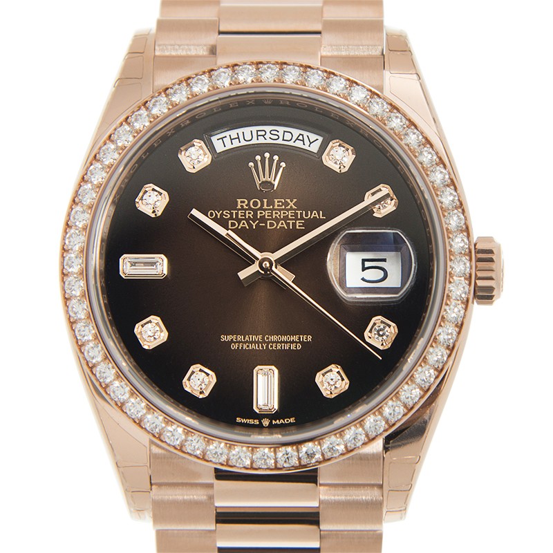 ROLEX 勞力士 星期日曆型 DAY-DATE 128345RBR-0040