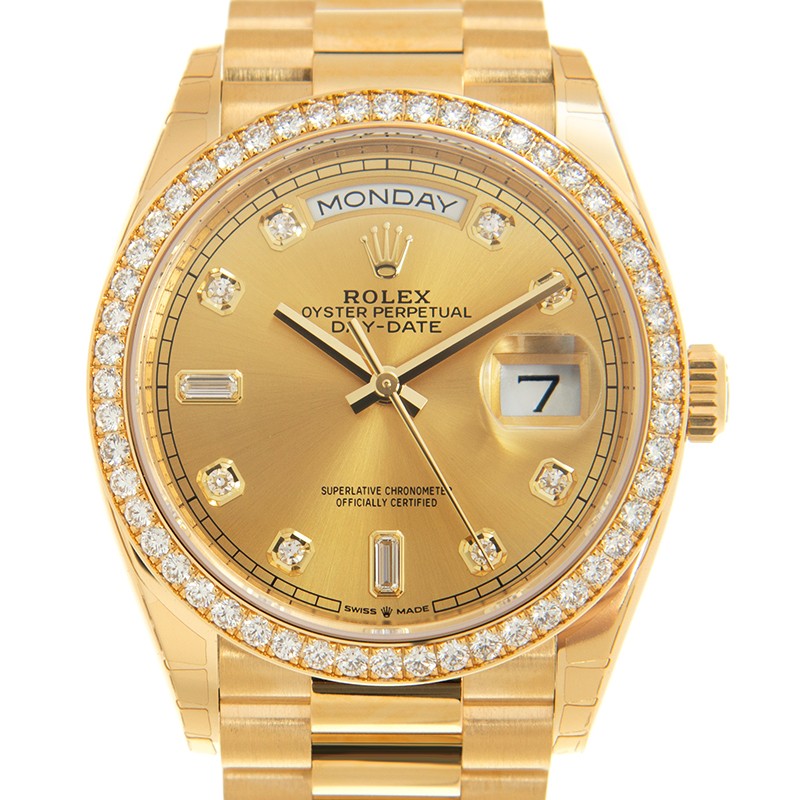 ROLEX 勞力士 星期日曆型 DAY-DATE 128348RBR-0008
