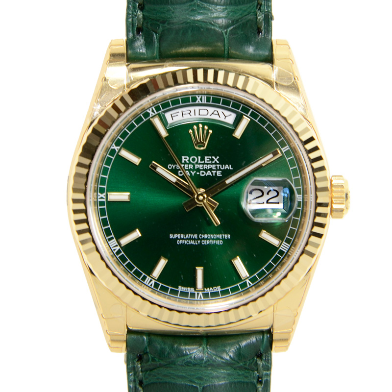 ROLEX 勞力士 星期日曆型 DAY-DATE 118138