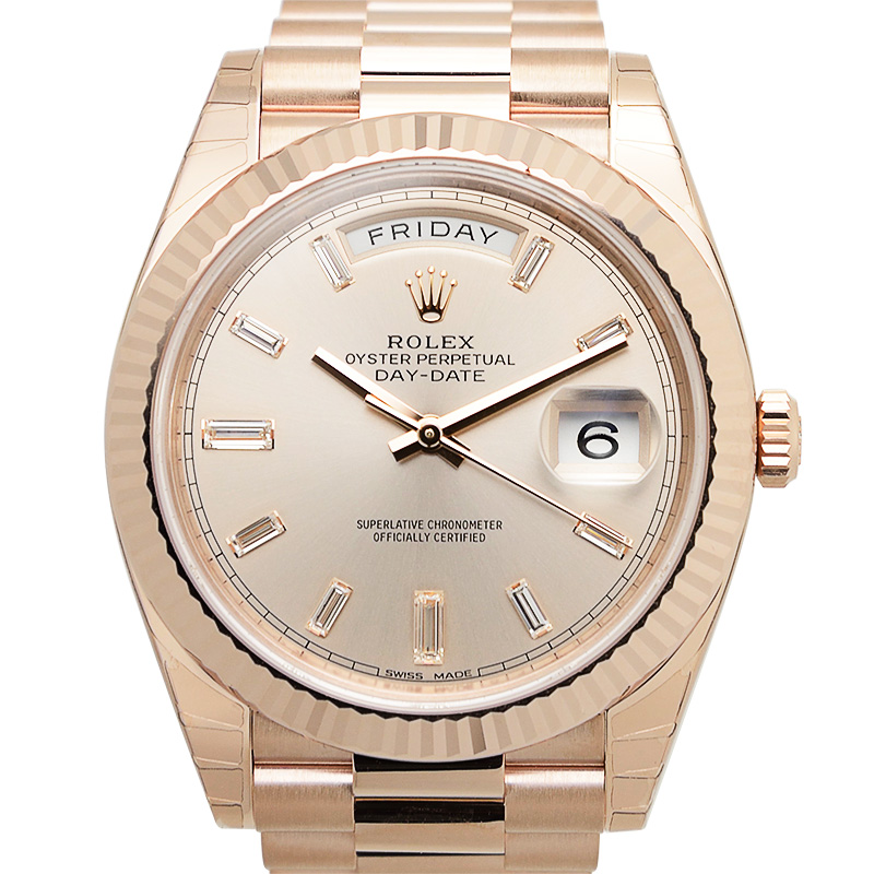 ROLEX 勞力士 星期日曆型 DAY-DATE 228235PK