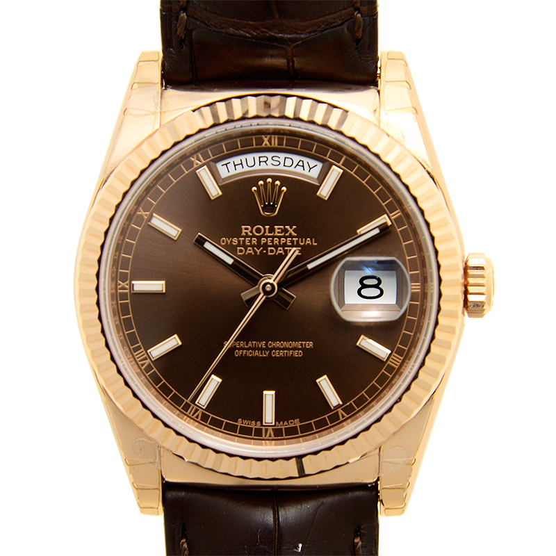 ROLEX 勞力士 星期日曆型 DAY-DATE 118135BR