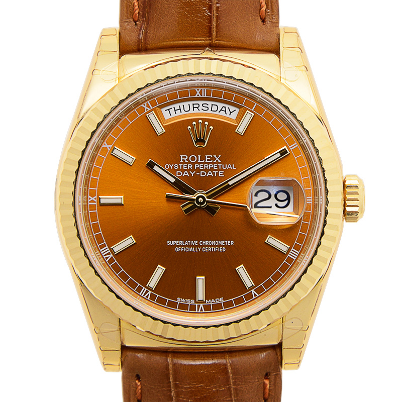 ROLEX 勞力士 星期日曆型 DAY-DATE 118138BR