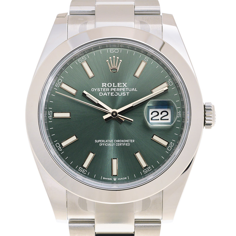 ROLEX 勞力士 恒動日誌型 DATEJUST 126300-0019 薄荷綠色