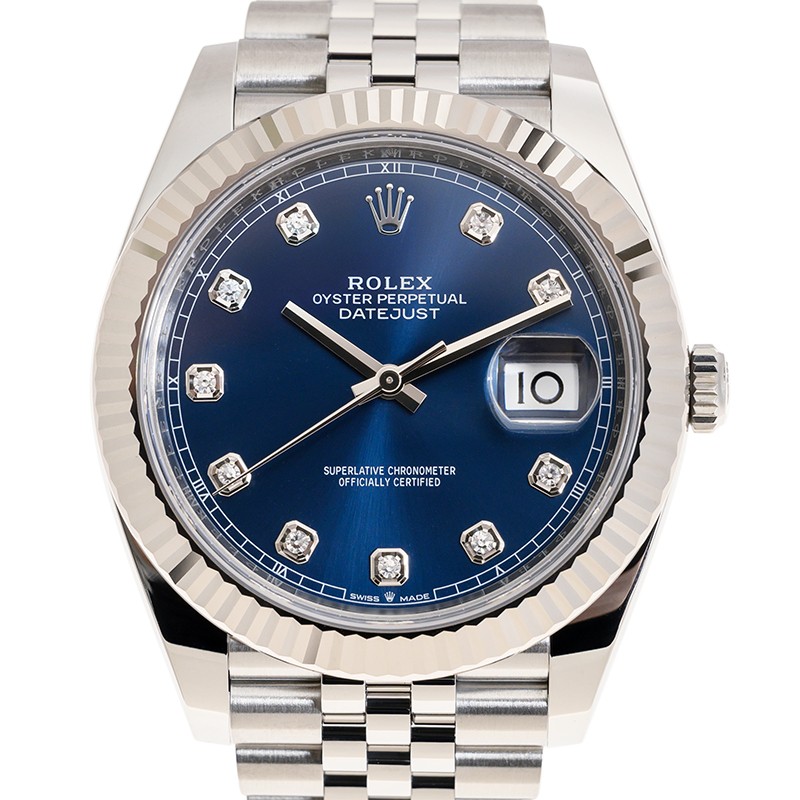 ROLEX 勞力士 恒動日誌型 DATEJUST 126334-0016 鑲鑽亮藍色 G BLUE