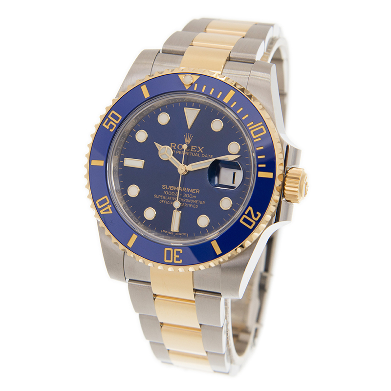 ROLEX 勞力士 潛航者型 SUBMARINER 126613LB-0002 間金藍水鬼 新版 金鋼藍水鬼 間金-3
