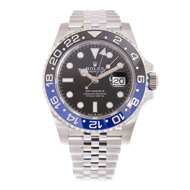 ROLEX 勞力士 格林尼治型 II GMT-MASTER II 126710BLNR-0002 國米圈 紀念型錶帶 藍黑圈 藍針 BATGIRL
