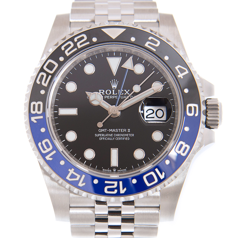 ROLEX 勞力士 格林尼治型 II GMT-MASTER II 126710BLNR-0002 國米圈 紀念型錶帶 藍黑圈 藍針 BATGIRL-2