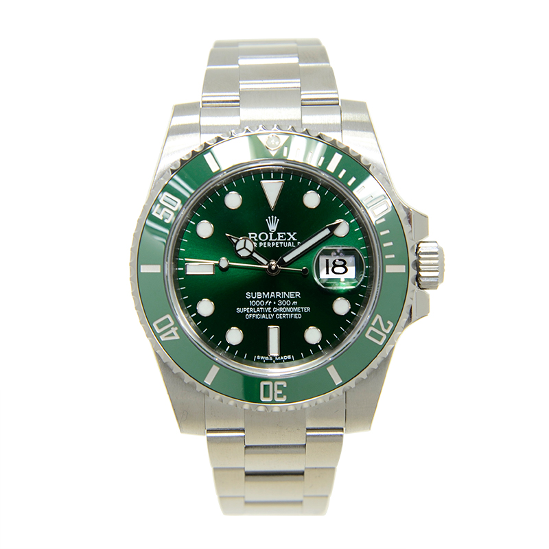 ROLEX 勞力士 潛航者型 SUBMARINER 116610LV-0002 綠水鬼