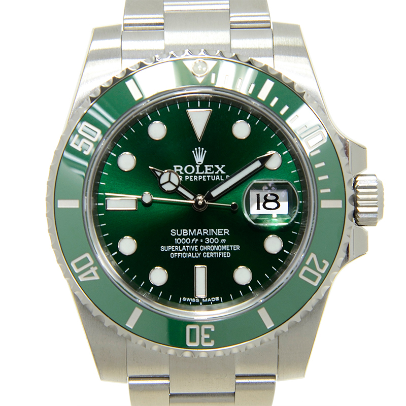 ROLEX 勞力士 潛航者型 SUBMARINER 116610LV-0002 綠水鬼-2