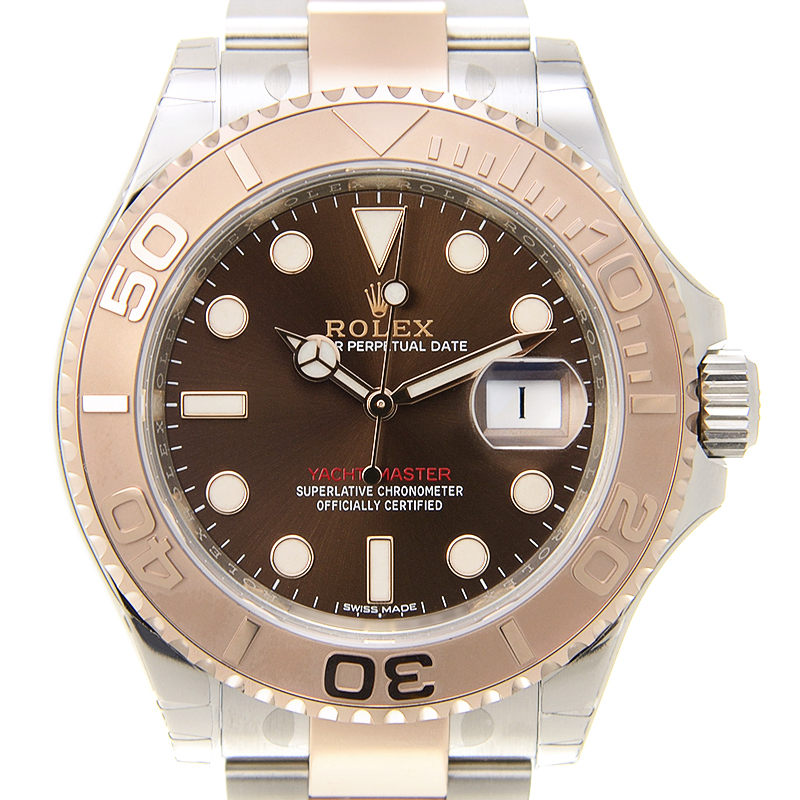 ROLEX 勞力士 遊艇名仕型 YACHT MASTER 116621BR_O 暗金之魅 咖啡 巧克力面 間金-2