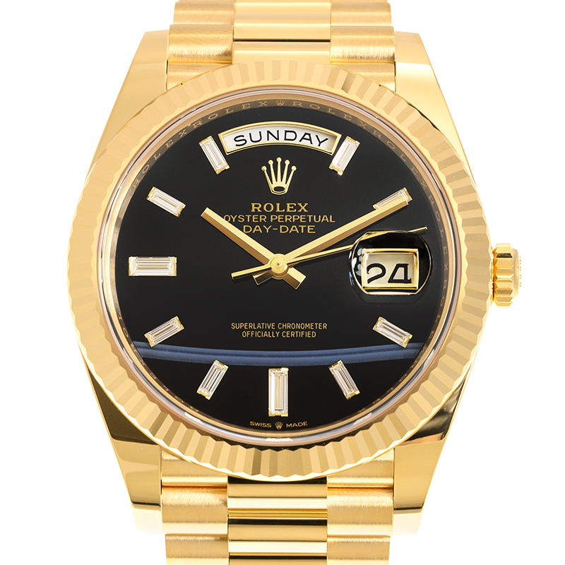 ROLEX 勞力士 星期日曆型 DAY-DATE 228238-0059 縞瑪瑙-2