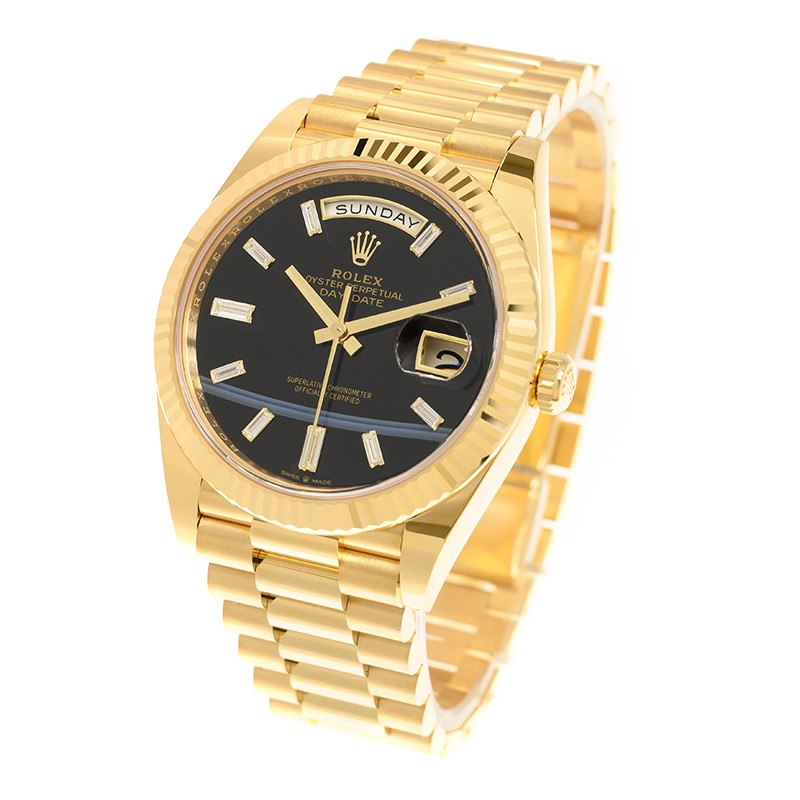 ROLEX 勞力士 星期日曆型 DAY-DATE 228238-0059 縞瑪瑙-3