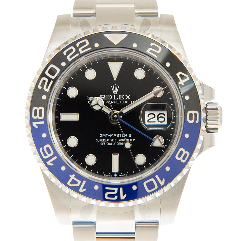 ROLEX 勞力士 格林尼治型 II GMT-MASTER II 126710BLNR-0003 國米圈 蠔式錶帶 藍黑圈 藍針 BATMAN-2